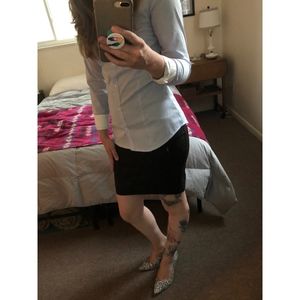 H&M Black Pencil Skirt
